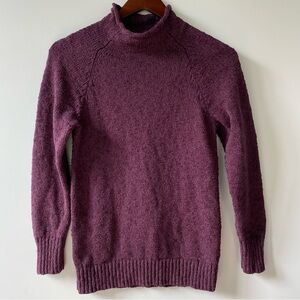 L.L. Bean Deep Plum Knit Sweater